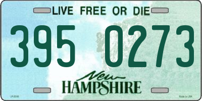 NH license plate 3950273