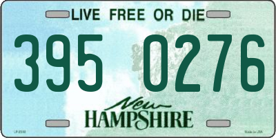 NH license plate 3950276