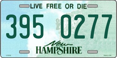 NH license plate 3950277