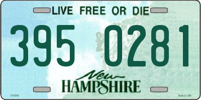 NH license plate 3950281