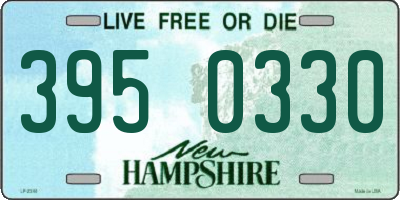 NH license plate 3950330