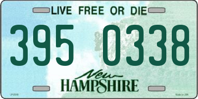 NH license plate 3950338