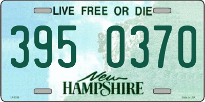 NH license plate 3950370