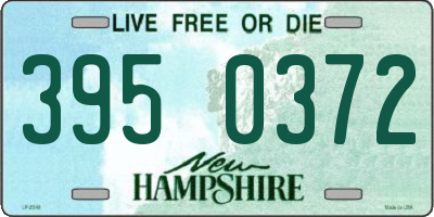 NH license plate 3950372