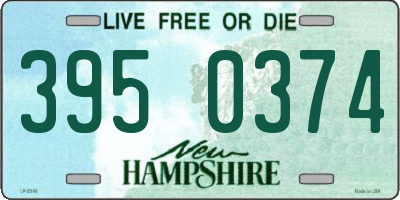 NH license plate 3950374