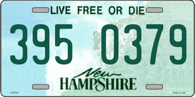 NH license plate 3950379