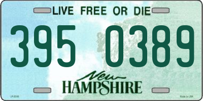 NH license plate 3950389