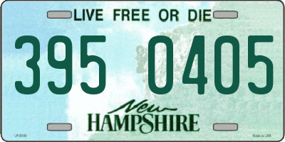 NH license plate 3950405