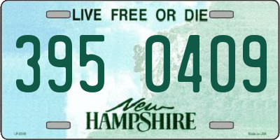 NH license plate 3950409
