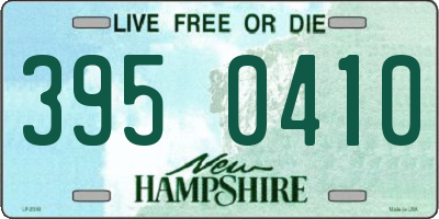 NH license plate 3950410
