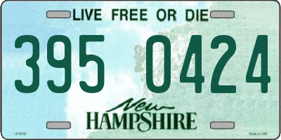 NH license plate 3950424