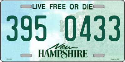 NH license plate 3950433