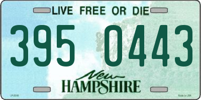 NH license plate 3950443