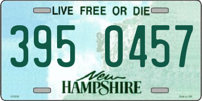 NH license plate 3950457