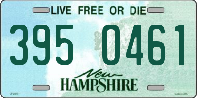 NH license plate 3950461