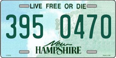 NH license plate 3950470