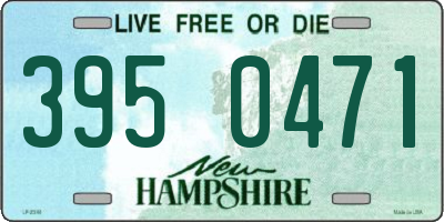 NH license plate 3950471