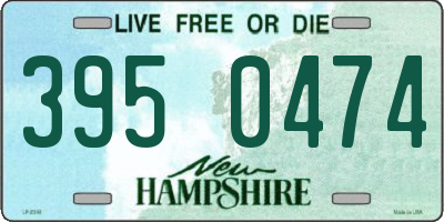 NH license plate 3950474