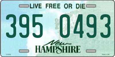 NH license plate 3950493
