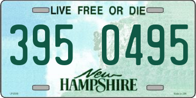 NH license plate 3950495