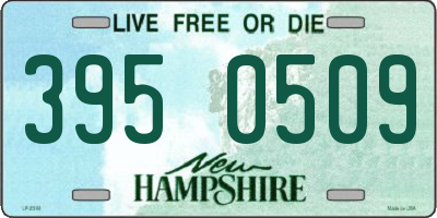 NH license plate 3950509