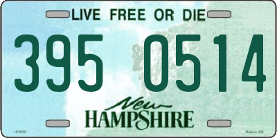 NH license plate 3950514