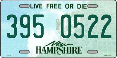 NH license plate 3950522