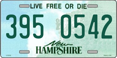 NH license plate 3950542