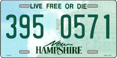 NH license plate 3950571