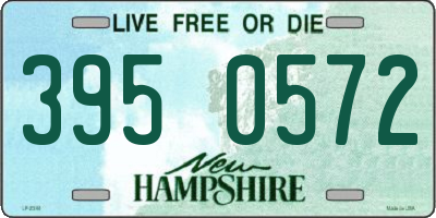 NH license plate 3950572