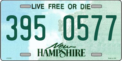 NH license plate 3950577