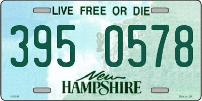 NH license plate 3950578