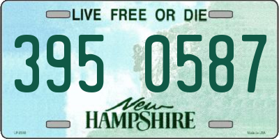 NH license plate 3950587