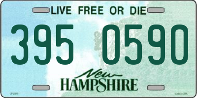 NH license plate 3950590