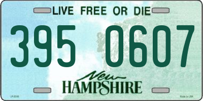 NH license plate 3950607