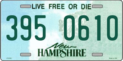 NH license plate 3950610