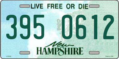 NH license plate 3950612