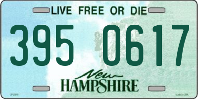 NH license plate 3950617