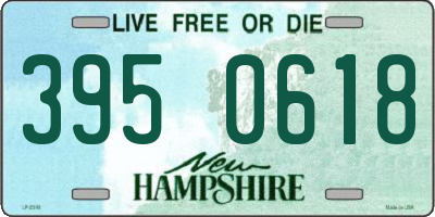 NH license plate 3950618
