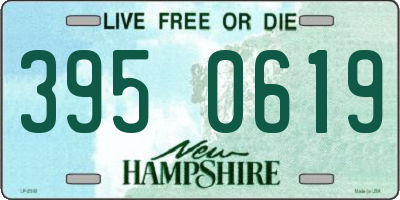 NH license plate 3950619