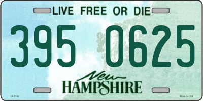 NH license plate 3950625