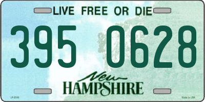 NH license plate 3950628