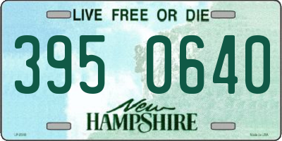 NH license plate 3950640