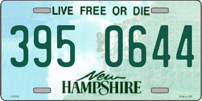 NH license plate 3950644