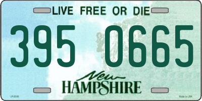 NH license plate 3950665