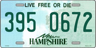 NH license plate 3950672