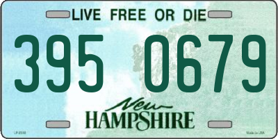 NH license plate 3950679