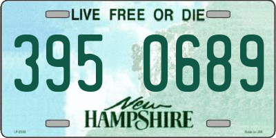 NH license plate 3950689
