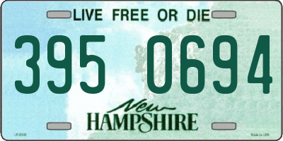 NH license plate 3950694