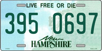 NH license plate 3950697